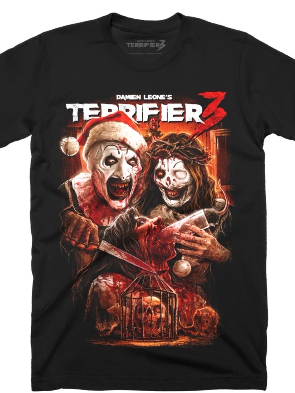 TERRIFIER 3 SAINT SICKO T-SHIRT